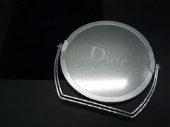 ■美品■ ChristianDior クリスチャンディオール ミラー 鏡 メイク用品 レディース メンズ シルバー系 DE2714