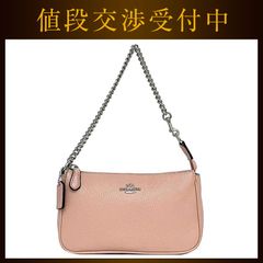 コーチ アクセサリーポーチ ピンク 53077 美品 ポーチ レザー 中古