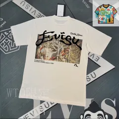 【今日WTO】Evisu 2025 プリント T シャツ-GG47