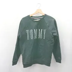 ◇ ⊇ Tommy Hilfiger Denim トミー ヒルフィガー デニム 長袖 トレーナー スウェット サイズM ブラック レディース E  【1502180067235】