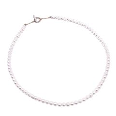 タサキ⭐︎あこや真珠ネックレス⭐︎40cm⭐︎美品⭐︎人気の淡いピンク系⭐︎大粒8ミリup TASAKI タサキ バランス プチパールネックレス UFN-N1189 40cm あこや