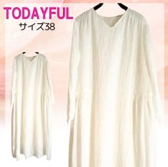 【美品】穴口恵子着用 ロングワンピース(瞑想・ライブ・イベント・パーティ等着用品）　TODAYFUL　トゥデイフル　ロングワンピース　シルク100％