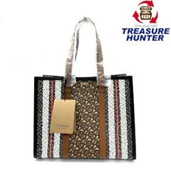 極美品 現行 BURBERRY TBロゴ モノグラム 2way ハンドバッグ 極美品 現行 BURBERRY TBロゴ モノグラム 2way ハンドバッグ