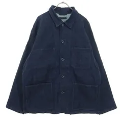 美品 UNIQLO ユニクロ 長袖 デニムジャケット L ブルー メンズ 古着