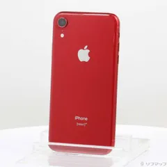 〔中古品〕 iPhoneXR 64GB プロダクトレッド MT062J／A SIMフリー【269】