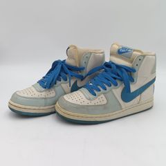 NIKE ナイキ TERMINATOR HIGH BASIC ターミネーターハイベーシック スニーカー ホワイト ブルー レディース 23cm G-5-5