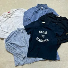 【まとめ売り】earth music & ecology アース カジュアル シャツ レディースMサイズ 5点セット