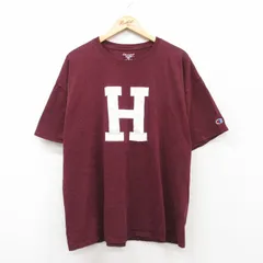 XL/古着 チャンピオン Champion 半袖 ブランド Tシャツ メンズ H 大きいサイズ クルーネック エンジ 25sep01 中古