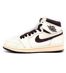 ナイキ NIKE × ア マ マニエール A Ma Maniere 【 AIR JORDAN 1 RETRO HIGH OG DO7097 100 】 エア ジョーダン 1 レトロ ハイ セイル アンド バーガンディ スニーカー　h1887