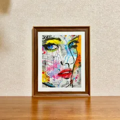 新品☆額縁付アートポスター☆Loui Jover（ルイ・ジョヴァー）☆アートデザイン☆オーストラリア画家☆BAM BAM☆370