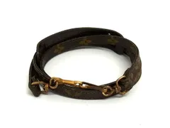■美品■ LOUIS VUITTON ルイヴィトン モノグラム バッグ用 ショルダーストラップ 斜め掛け 肩掛け レディース ブラウン系 BN3578
