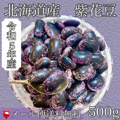 令和５年産　紫花豆　５００ｇ　【送料無料】【メール便】【代引き不可】