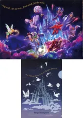 【中古】クリアファイル 集合 クリアホルダーセット(2枚セット) 「Reach for the Stars」 東京ディズニーランド限定