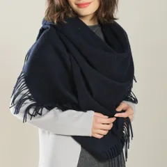 【ラスト1点】ソリッドカラー レディース カシミア スカーフ ストール