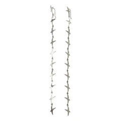 R.ALAGAN / ララガン | BIRDS CHAIN EARRINGS LONG バード チェーン ピアス | シルバー | レディース