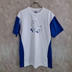 QUAL ISMA SONY AIBO SUNTORY 非売品 アイボ ソニー サントリー 懸賞  ホワイト　白 ブルー 青 L Tシャツ