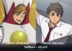 【中古】雑貨 宮侑＆宮治(横型) B4プラマット 「ハイキュー!!×Round1」 コラボパック・カラオケルーム利用特典 後半