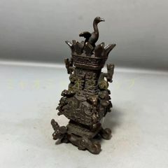 銅製 仏像 阿弥陀仏像立像 彫刻 開運 風水 家居 仏堂奉納 工芸品