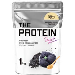 プロテイン 黒ゴマきなこ風味 1kg ザプロ THE PROTEIN ホエイプロテイン 美味しい ダイエット 女性 男性 プロテインダイエット 甘すぎない 高たんぱく 送料無料