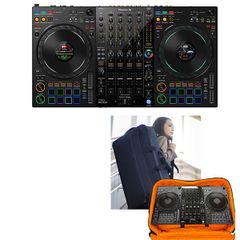 【米軍スペック生地・背負えるリュックストラップケースセット】Pioneer DJ(パイオニア) / DDJ-FLX10_ESPC05FLX10【耐衝撃・防水・多収納ケースセット】