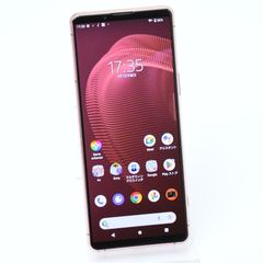 【新品同様】au SIMフリー SOG05 Xperia 5 III ピンク