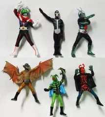 【中古】トレーディングフィギュア 全6種セット 「HG 仮面ライダー 怪奇蜘蛛男編」