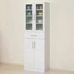 鏡面メラミン仕様 食器棚幅90cm キャビネット高さ90cm キッチン
