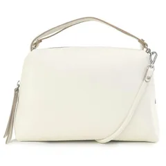 【GIANNI CHIARINI / ジャンニキアリーニ】レディース ショルダーバッグ (BS8148 COMM GRN MARBLE) バッグ アリファM オフホワイト 25SS [新品] [訳あり7]