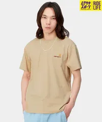 【ムラスポ公式】Carhartt WIP カーハートダブリューアイピー S S AMERICAN SCRIPTT-SHIRT メンズ 半袖Ｔシャツ I029956 BEIGE