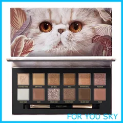 【数量限定】PERFECT DIARY パーフェクトダイアリー 動物アイシャドウパレット (1.2gx12色) (猫 ブラウン)