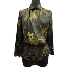 【極美品】HERMÈS エルメス シルク100% リボンタイブラウス 長袖 黒 極美品】HERMÈS エルメス シルク100% リボンタイブラウス 長袖