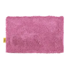 約36×55cm ローズピンク ( バスマット お風呂マット 大判 Dナチュレ 浴室 おしゃれ 洗面所 乾度良好 足ふきマット 抗菌 オカ(OKA) 防臭 )