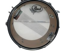 ■Pearl パール RHYTHM TRAVELER レモ REMO WEATHERKING AMBASSADOR スナッピー付き ドラム ブラック 黒 打楽器 本体