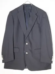 BURBERRY LONDONバーバリーロンドン 大きいサイズ ホースマークメタルボタン ギャバウールブレザージャケット【42R】【MJKA70810】