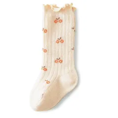 ☆ オフホワイト ☆ Lサイズ（13～15cm） ☆ キッズ ソックス 春秋 sesocks8042 靴下 キッズ 女の子 ハイソックス ソックス ベビー くつ下 ベビーソックス 赤ちゃん 子供 ベビー用品 子ども 女の子 春 秋 ガールズ ベビー服 子供服