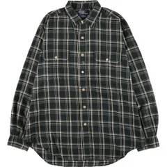 古着 ラルフローレン Ralph Lauren POLO by Ralph Lauren G.I.SHIRT 長袖 コットンチェックシャツ メンズL相当/eaa564547