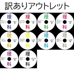 【激安サントップアウトレット】暗記カードを超えた！高校受験理科2分野DVD全10枚