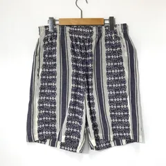 Needles ショートパンツ Mサイズ ブラックベージュ柄 Needles ショートパンツ Mサイズ ブラックベージュ柄