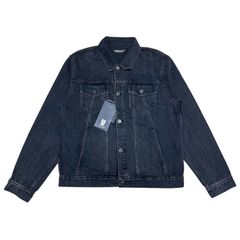定価132000円 UNDERCOVER TWIN PEAKS フォト パッチ デニム ジャケット UC2D9201-2 A.BLACK サイズ４ アンダーカバー ツインピークス ブラック 黒 JACKET JKT