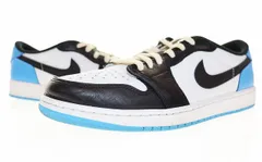 ナイキ NIKE AIR JORDAN 1 LOW OG BLACK POWDER BLUE UNC 28.5cm CZ0790-104 エア ジョーダン ロー パウダーブルー 【ブランド古着ベクトル】【中古】▲■ 241220