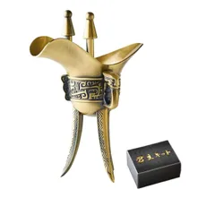 中国古美術品·旧蔵珍品·貴族用器皿·古青銅器★爵杯★飲酒器·文房置物·風水開運 Amazon.co.jp: 中国古美術品·旧蔵珍品·貴族用器皿·古青銅器☆爵