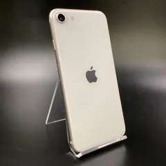 【全額返金保証】【最速発送】Apple iPhone SE（第3世代） 64GB スターライト Softbank 白ロム 美品 動作確認済 93%