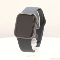 〔中古品〕 Apple Watch SE 第1世代 GPS 40mm スペースグレイアルミニウムケース ミッドナイトスポーツバンド【247】