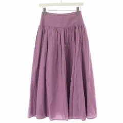 プロポーション ボディドレッシング PROPORTION BODY DRESSING ヨーク切替スカート フレア マキシ ロング M 紫 パープル /AT ■OS