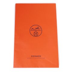 エルメス HERMES 正規店 ペーパーバッグ 紙袋 ショッパー 袋 マチなし 27×42×0cm【ブランド付属品】【紙袋】(ec)