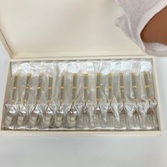 ナルミ ボーンチャイナ ミラノ ティースプーンセット(ゴールド) 希少