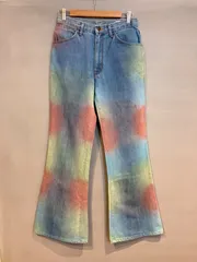 00's Wrangler ラングラー フレアデニムパンツ ブーツカット カラーペイント風  W30