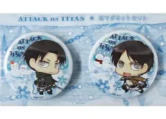 【中古】マグネット・磁石 エレン・イェーガー＆リヴァイ 缶マグネットセット(2個セット) 「進撃の巨人」