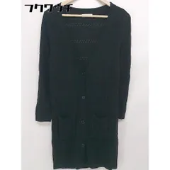◇ any SiS エニィスィス 長袖 ロング カーディガン サイズ2 ブラック レディース 【中古】 【1105060008719】