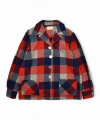 80's~ PENDLETON ペンドルトン ウール チェック シャツ ジャケットのサムネイル